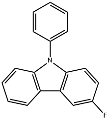 3-氟-9-苯基-9H-咔唑 结构式