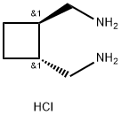 1,2-Cyclobutanedimethanamine, dihydrochloride,trans-1 结构式