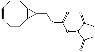 双环[6.1.0]壬-4-炔-9-基甲基 (2,5-二氧代吡咯烷-1-基) 碳酸酯 结构式