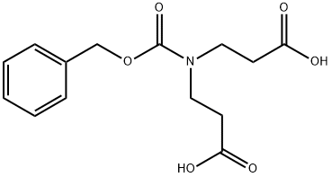 3-{[(苄氧基)羰基](2-羧乙基)氨基}丙酸 结构式