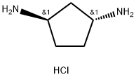 (1R,3R)-CYCLOPENTANE-1,3-DIAMINE;DIHYDROCHLORIDE 结构式