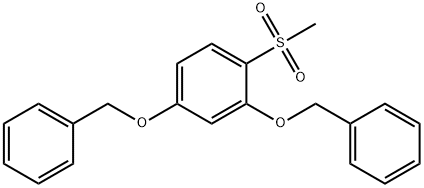 2,4-Bis(Benzyloxy)-1-methanesulfonylbenzene 结构式