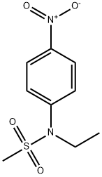 N-Ethyl-N-(4-nitrophenyl)methanesulfonamide 结构式