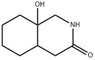 8a-hydroxy-decahydroisoquinolin-3-one 结构式