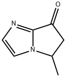 5-甲基-5,6-二氢-7H-吡咯并[1,2-A]咪唑-7-酮 结构式