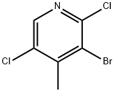 3-Bromo-2,5-dichloro-4-methylpyridine 结构式