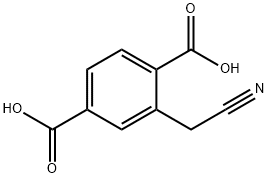 2-(Cyanomethyl)benzene-1,4-dicarboxylic acid 结构式