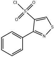 3-苯基-4-异噻唑磺酰氯 结构式