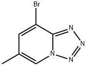 8-溴-6-甲基四唑[1,5-A]吡啶 结构式