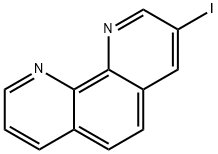 1,10-Phenanthroline, 3-iodo- 结构式