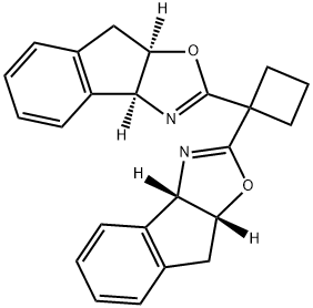 (3AS,3'AS,8AR,8'AR)-2,2'-环丁亚基双[3A,8A-二氢-8H-茚并[1,2-D]噁唑] 结构式