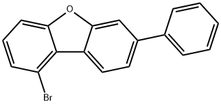 1-溴-7-苯基二苯并呋喃 结构式
