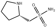 (2S)-PYRROLIDIN-2-YLMETHANESULFONAMIDE 结构式