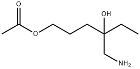 4(aminomethyl)-1,4-hexanediol-acetate/1,4-Hexanediol, 4-(aminomethyl)-, 1-acetate/BESTIPHARMA 530-589 结构式