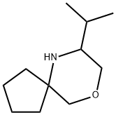 9-Oxa-6-azaspiro[4.5]decane, 7-(1-methylethyl)- 结构式
