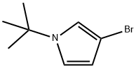 3-溴-1-(叔丁基)-1H吡咯 结构式
