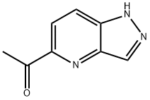 1-(1H-吡唑并[4,3-B]吡啶-5-基)乙酮 结构式