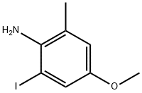 Benzenamine, 2-iodo-4-methoxy-6-methyl- 结构式