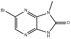6-溴-1-甲基-1,3-二氢-2H-咪唑并[4,5-B]吡嗪-2-酮 结构式