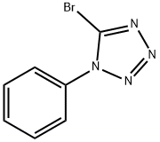 5-溴-1-苯基-1H-1,2,3,4-四唑 结构式