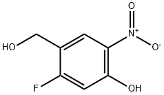 2-氟-4-羟基-5-硝基苯甲醇 结构式