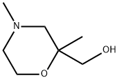 2-Morpholinemethanol, 2,4-dimethyl- 结构式