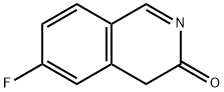 6-氟-3-羟基异喹啉 结构式