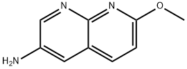 7-甲氧基-1,8-萘啶-3-胺 结构式