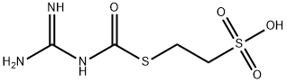 Ethanesulfonic acid, 2-[[[(aminoiminomethyl)amino]carbonyl]thio]- 结构式