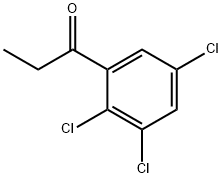 1-Propanone, 1-(2,3,5-trichlorophenyl)- 结构式