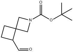 5-甲酰基-2-氮杂螺[3.3]庚烷-2-羧酸叔丁酯 结构式