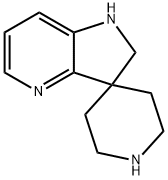 Spiro[piperidine-4,3′-[3H]pyrrolo[3,2-b]pyridine], 1′,2′-dihydro- 结构式