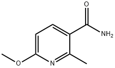 3-Pyridinecarboxamide, 6-methoxy-2-methyl- 结构式