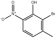 Phenol, 2-bromo-3-methyl-6-nitro- 结构式