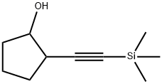 Cyclopentanol, 2-[2-(trimethylsilyl)ethynyl]- 结构式