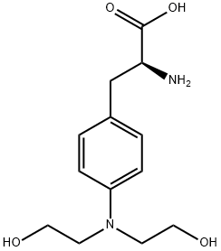 rac-Melphalan EP Impurity A DiHCl (Dihydroxy Melphalan DiHCl) 结构式