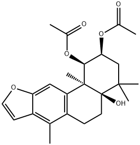 2-乙酰氧基-3-去乙酰氧基云实素 E 结构式