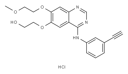 Desmethyl Erlotinib 结构式