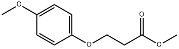 3-(4-甲氧基苯氧基)丙酸甲酯 结构式