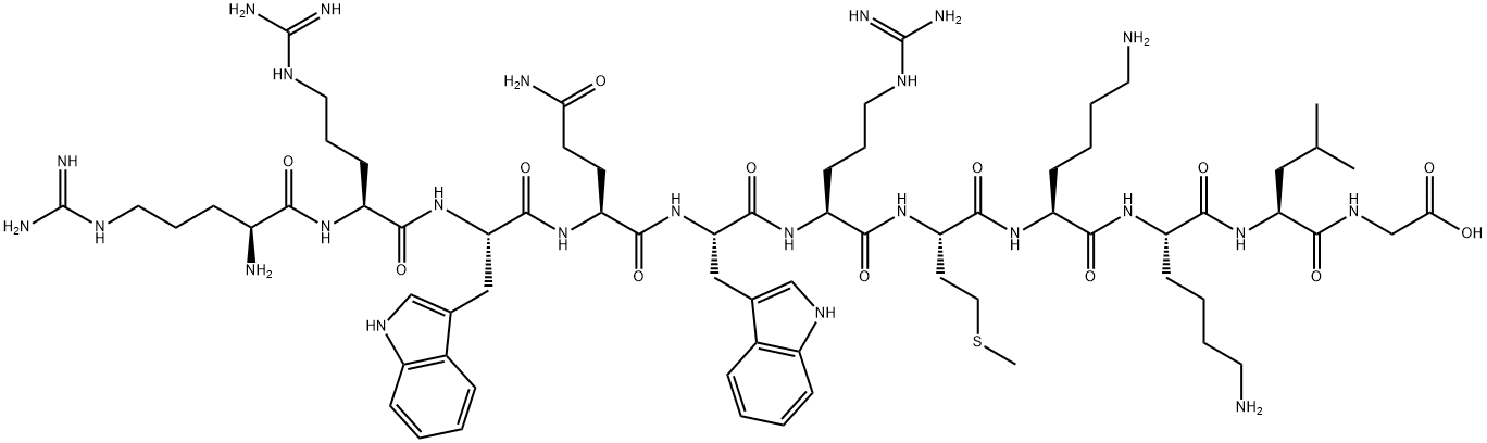 Lactoferricin B (4-14) (bovine) 结构式
