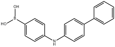 Boronic acid, B-[4-([1,1'-biphenyl]-4-ylamino)phenyl]- 结构式