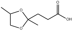 1,3-Dioxolane-2-propanoic acid, 2,4-dimethyl- 结构式