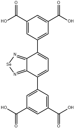 4,7-二(3,5-二羧基苯基)-2,1,3-苯并硒二唑 结构式