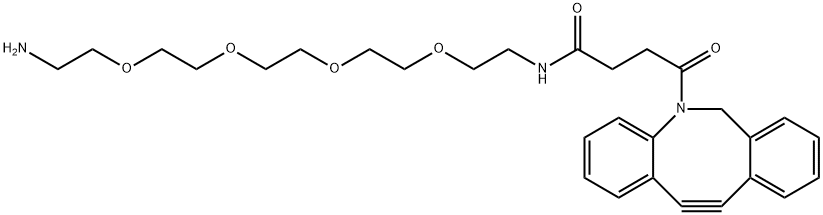 DBCO-PEG4-amine 结构式