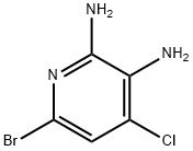 6-溴-4-氯吡啶-2,3-二胺 结构式