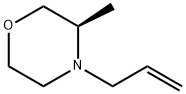 Morpholine, 3-methyl-4-(2-propen-1-yl)-, (3R)- 结构式