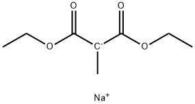 Propanedioic acid, 2-methyl-, diethyl ester, ion(1-), sodium (1:1) 结构式