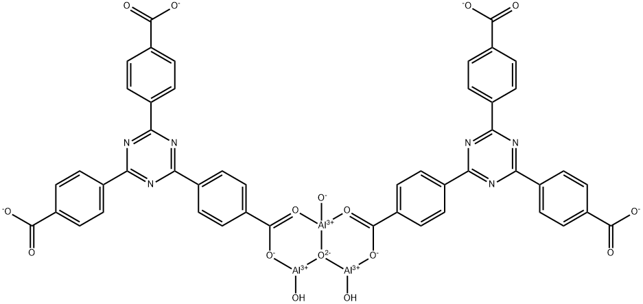 PCN-333(Al)金属有机骨架 结构式