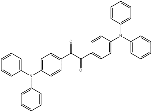 1,2-双(4-(二苯基氨基)苯基)乙烷-1,2-二酮 结构式
