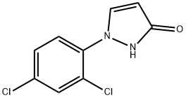 1-(2,4-二氯苯基)-1H-吡唑-3-醇 结构式